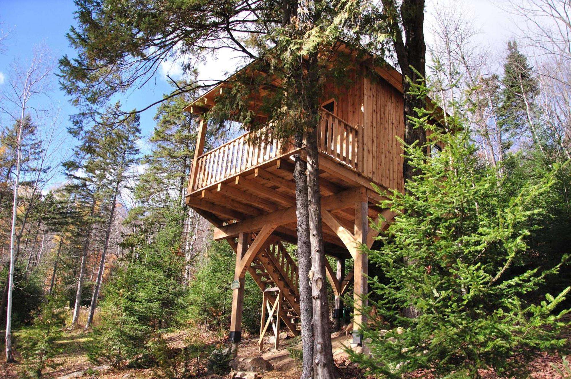 Les Cabanes Du Trappeur Wentworth-Nord Exterior photo